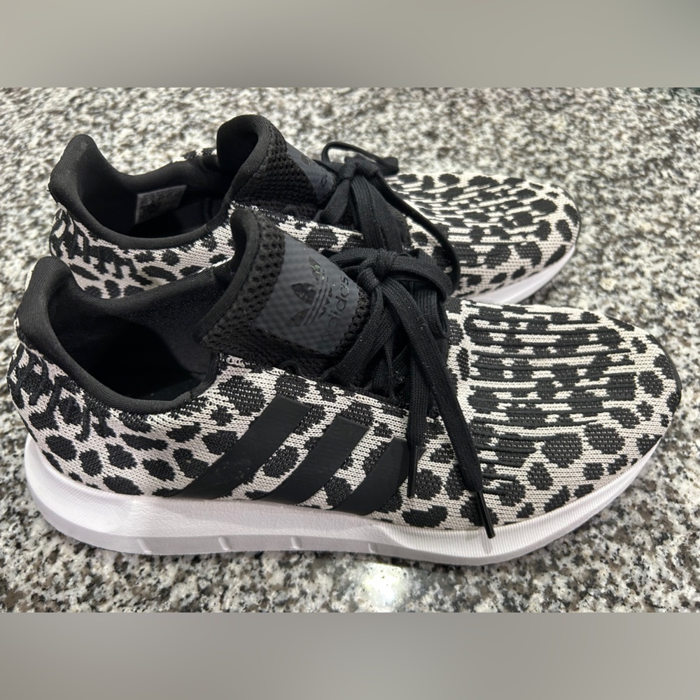 Women’s 9.5 Cheetah Adidas Shoes
